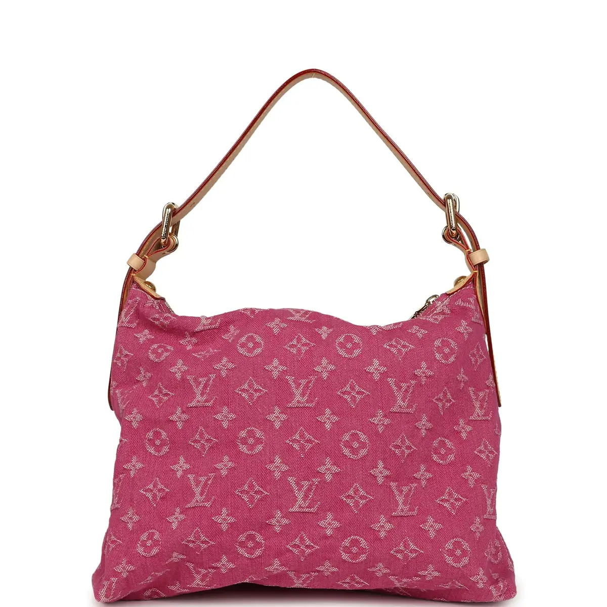 Louis Vuitton Louis Vuitton Baggy NM Fuchsia Denim Monogram Gold Hardware | Thumbnail 4