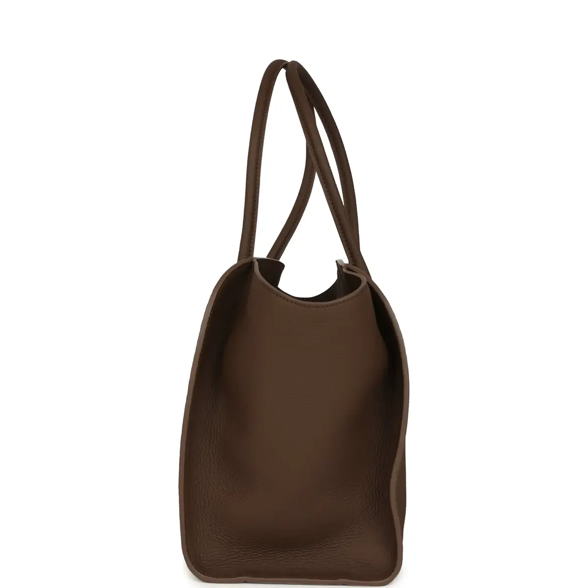The Row The Row Marlo 14 Tote Bag Dark Olive Calfskin Silver Hardware | Thumbnail 3 The Row The Row Marlo 14 Tote Bag Dark Olive Calfskin Silver Hardware | Thumbnail 3