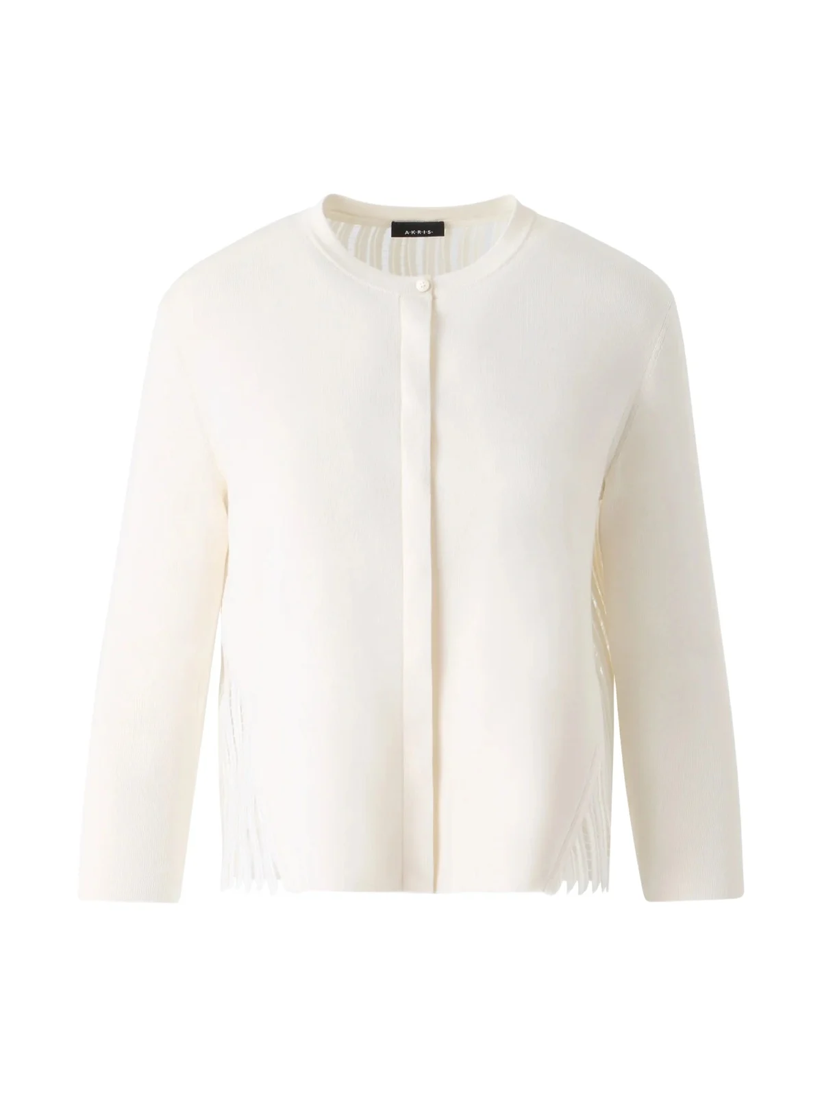 Silk Wave Guipure Lace-Back Cardigan Silk Wave Guipure Lace-Back Cardigan