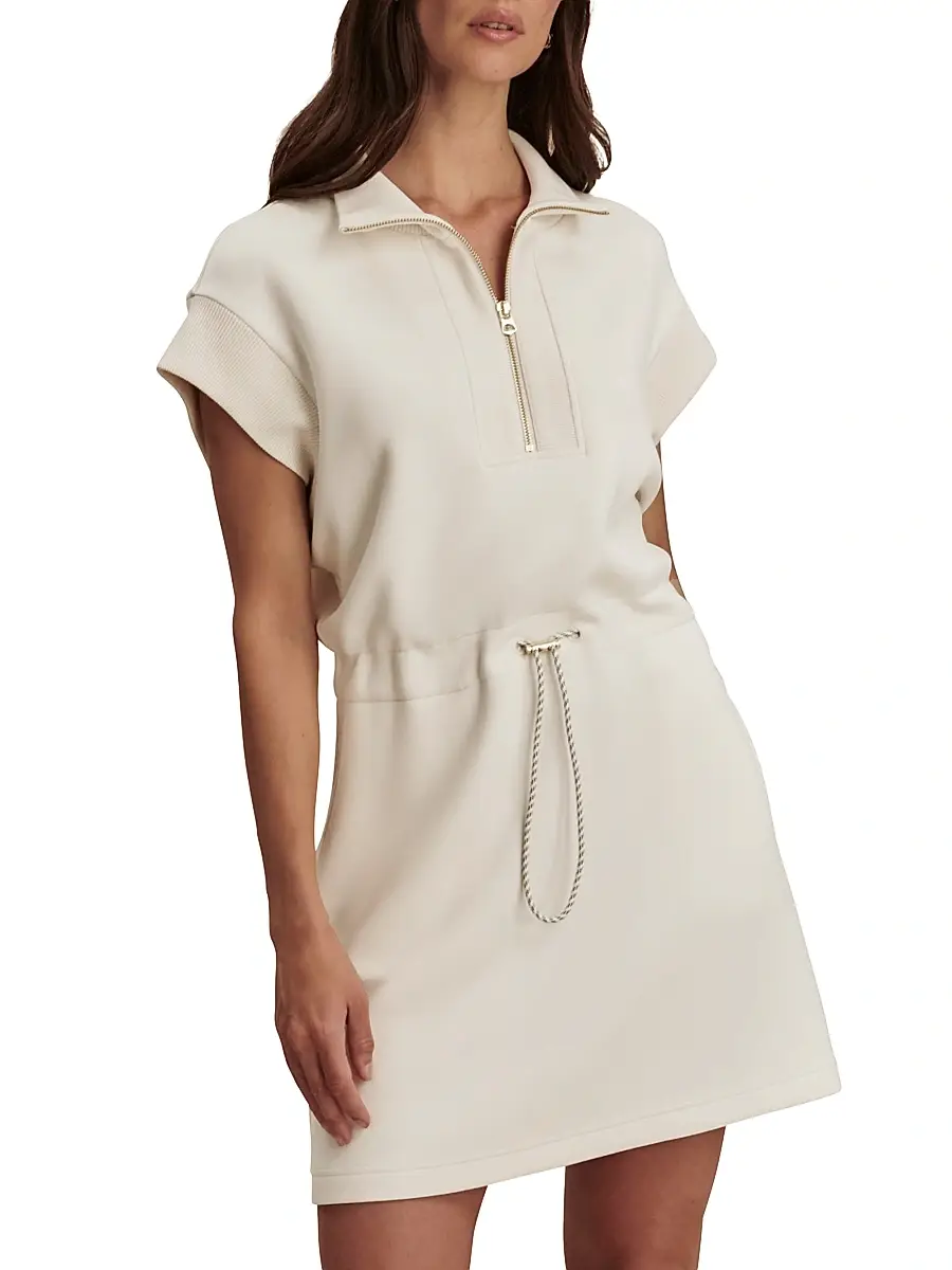 Varley Women's Avaya Half-Zip Minidress | Thumbnail 2 Varley Women's Avaya Half-Zip Minidress | Thumbnail 2