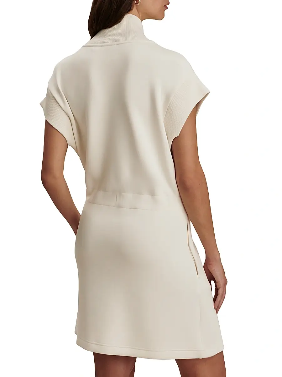 Varley Women's Avaya Half-Zip Minidress | Thumbnail 3 Varley Women's Avaya Half-Zip Minidress | Thumbnail 3