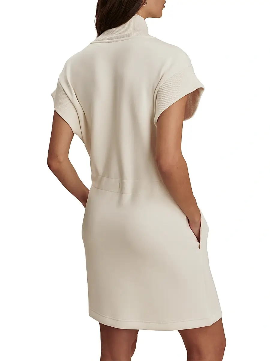 Varley Women's Avaya Half-Zip Minidress | Thumbnail 6 Varley Women's Avaya Half-Zip Minidress | Thumbnail 6