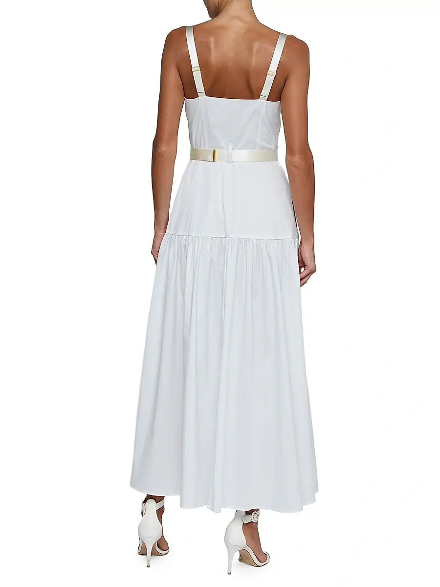 L'Agence Women's Rima Cotton-Blend Maxi Dress | Thumbnail 4 L'Agence Women's Rima Cotton-Blend Maxi Dress | Thumbnail 4