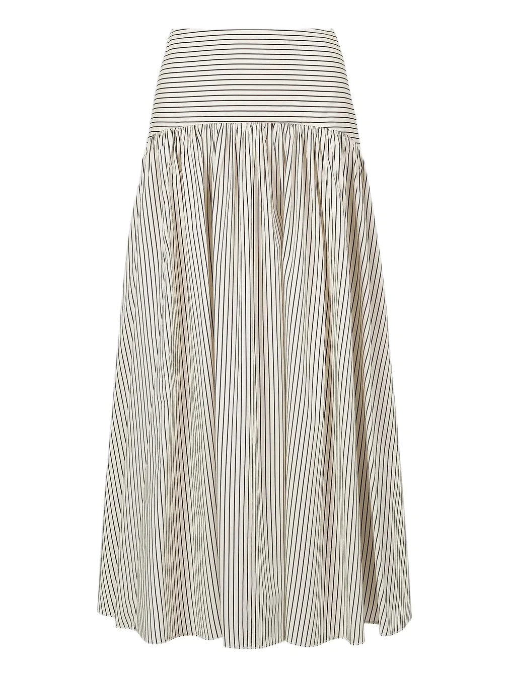 Women's Procide Pinstriped Stretch-Cotton Midi-Skirt Women's Procide Pinstriped Stretch-Cotton Midi-Skirt