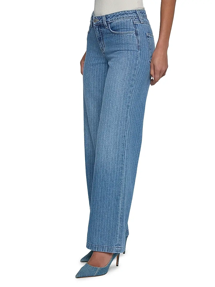 L'Agence Women's Joanne Raw Denim Low-Rise Jeans | Thumbnail 4 L'Agence Women's Joanne Raw Denim Low-Rise Jeans | Thumbnail 4