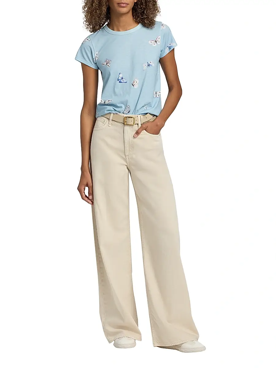 rag & bone Women's Featherweight Sofie Wide-Leg Jeans | Thumbnail 2 rag & bone Women's Featherweight Sofie Wide-Leg Jeans | Thumbnail 2