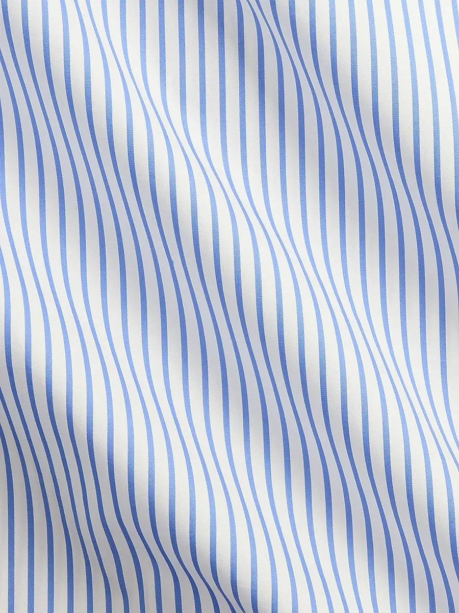 Ralph Lauren Purple Label Men's Striped-Cotton Dress Shirt - White Blue | Thumbnail 8