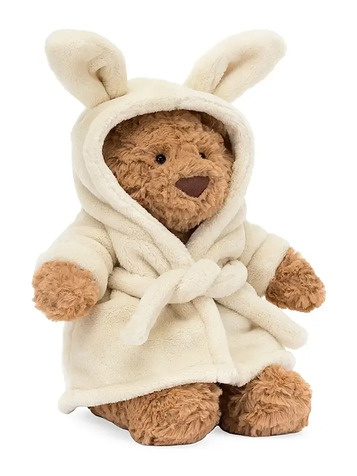 Jellycat Unisex Bartholomew Bear Bathrobe Plush Toy