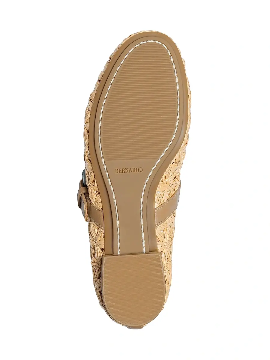 Bernardo Women's Borden Raffia Mary Jane Flats | Thumbnail 4 Bernardo Women's Borden Raffia Mary Jane Flats | Thumbnail 4