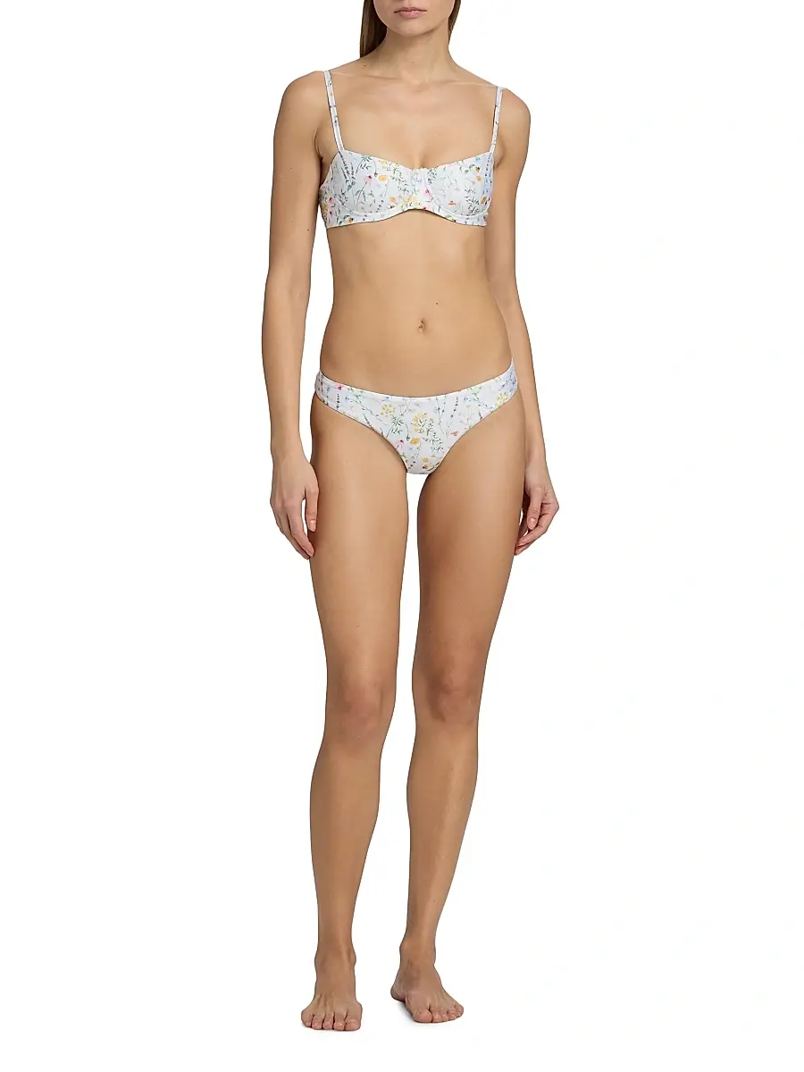 Peixoto Women's Portia Floral Bikini Top | Thumbnail 2 Peixoto Women's Portia Floral Bikini Top | Thumbnail 2