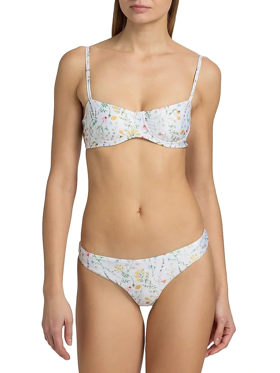 Peixoto Women's Portia Floral Bikini Top | Thumbnail 3 Peixoto Women's Portia Floral Bikini Top | Thumbnail 3