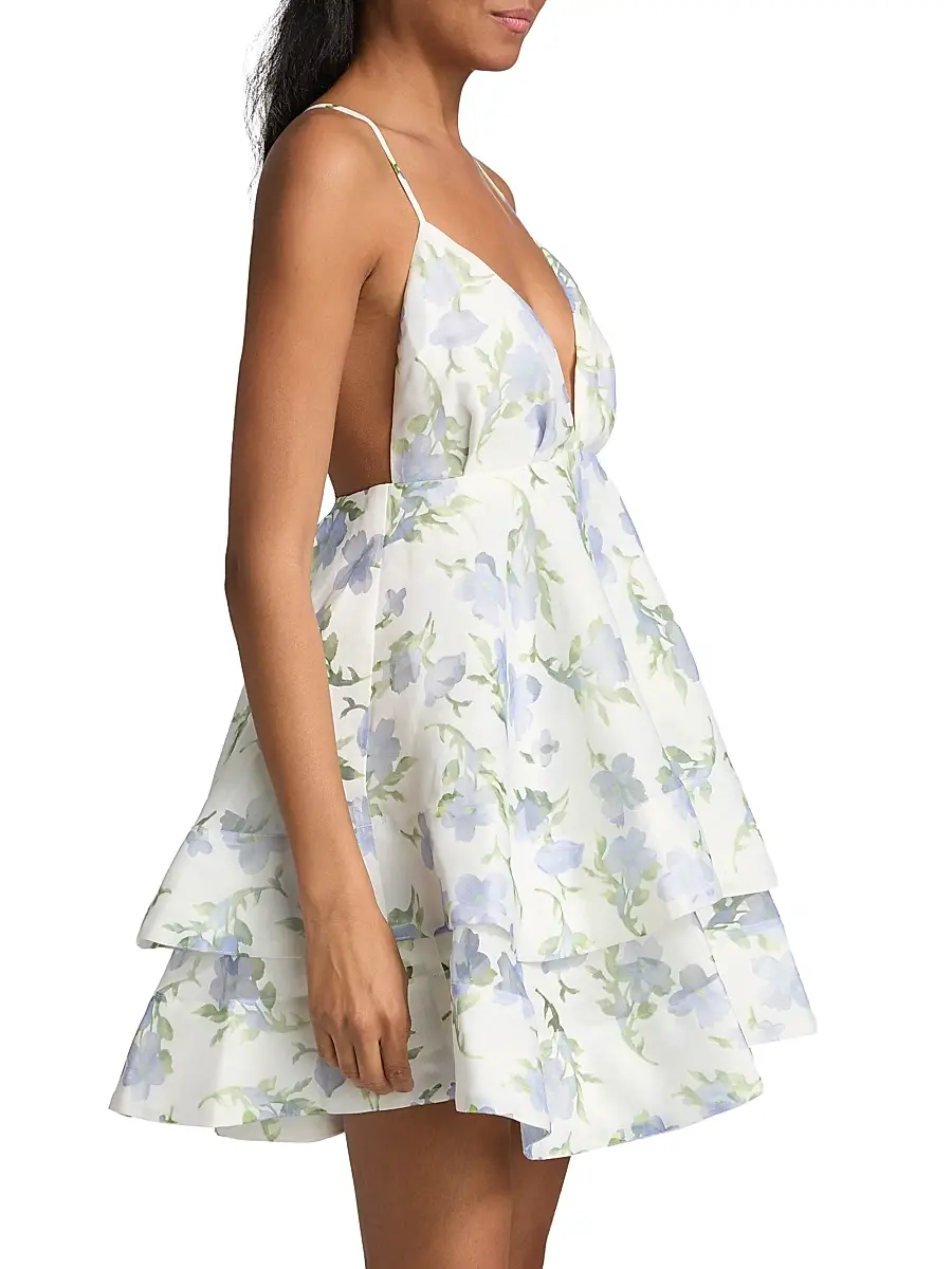 Elliatt Women's Cleo Tiered A-Line Minidress | Thumbnail 4