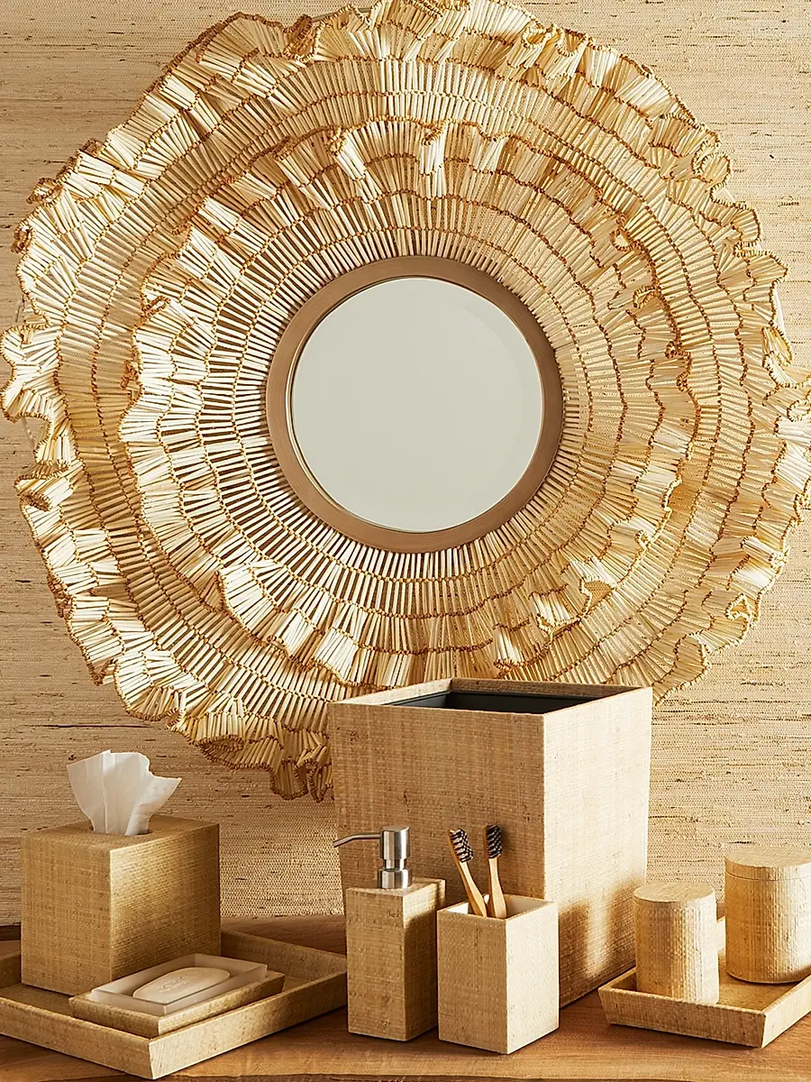 Thucassi Ghent Natural Bagor Grass Brush Holder | Thumbnail 2