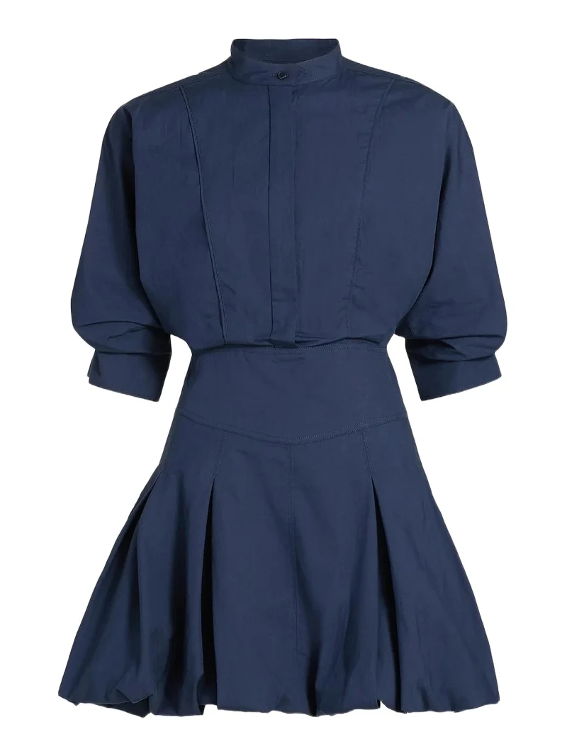 Simkhai Women's Effie Bubble-Hem Minidress