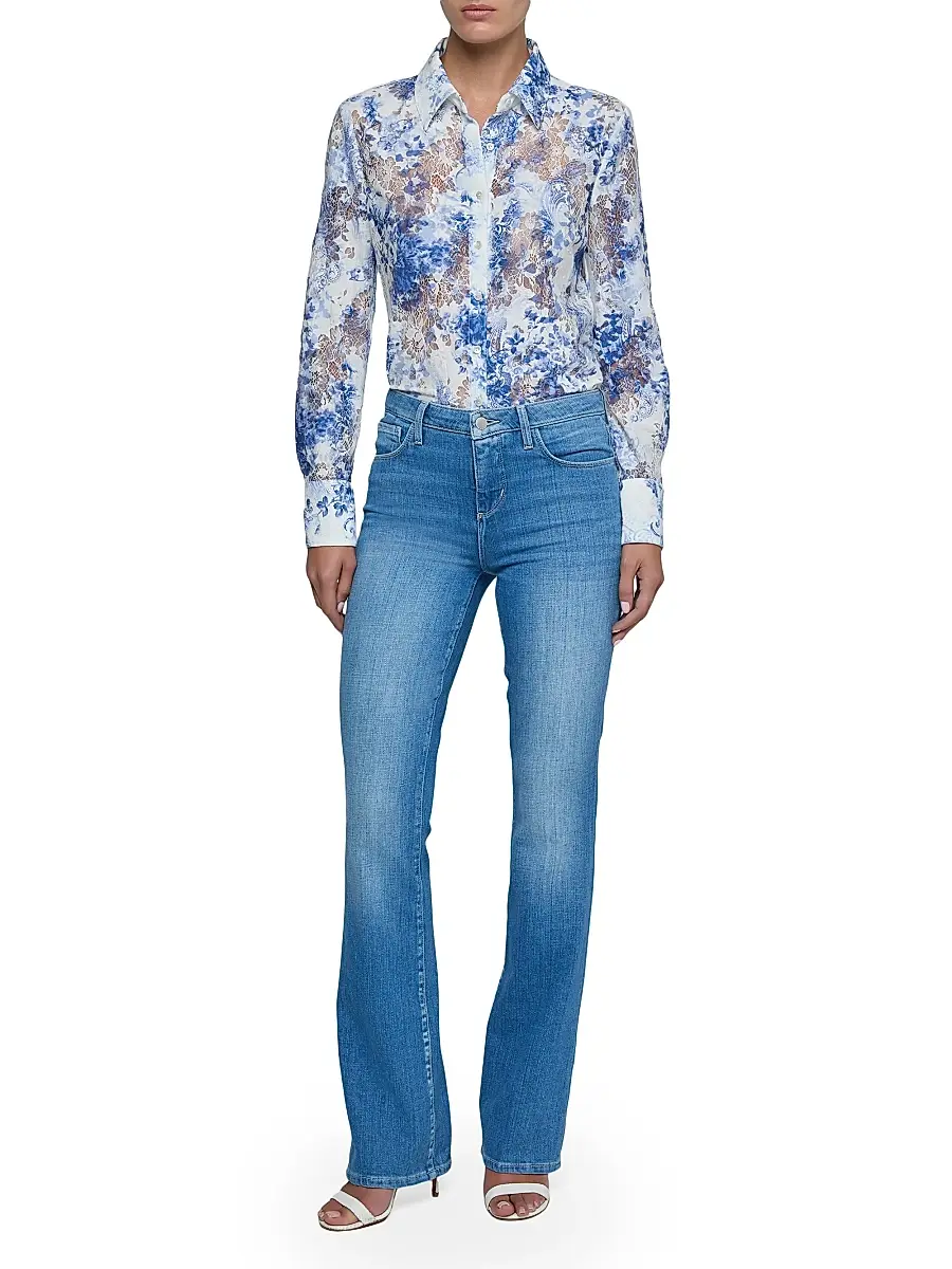 L'Agence Women's Selma High-Rise Baby Bootcut Jeans | Thumbnail 2 L'Agence Women's Selma High-Rise Baby Bootcut Jeans | Thumbnail 2
