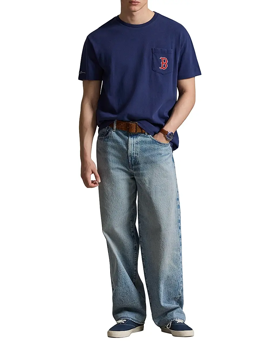 Polo Ralph Lauren Men's Dense Boating Cotton Jersey T-Shirt | Thumbnail 2 Polo Ralph Lauren Men's Dense Boating Cotton Jersey T-Shirt | Thumbnail 2