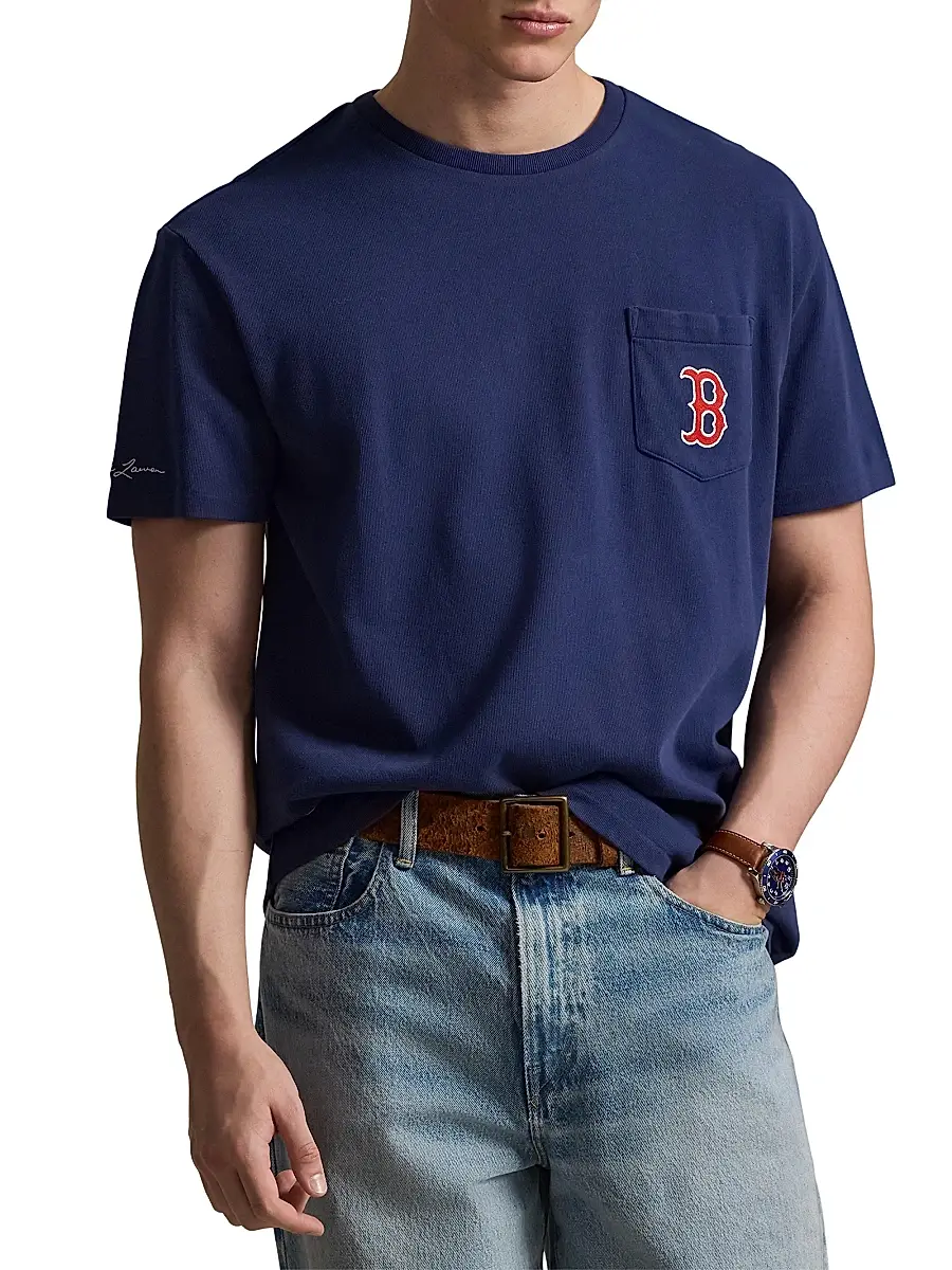 Polo Ralph Lauren Men's Dense Boating Cotton Jersey T-Shirt | Thumbnail 3 Polo Ralph Lauren Men's Dense Boating Cotton Jersey T-Shirt | Thumbnail 3