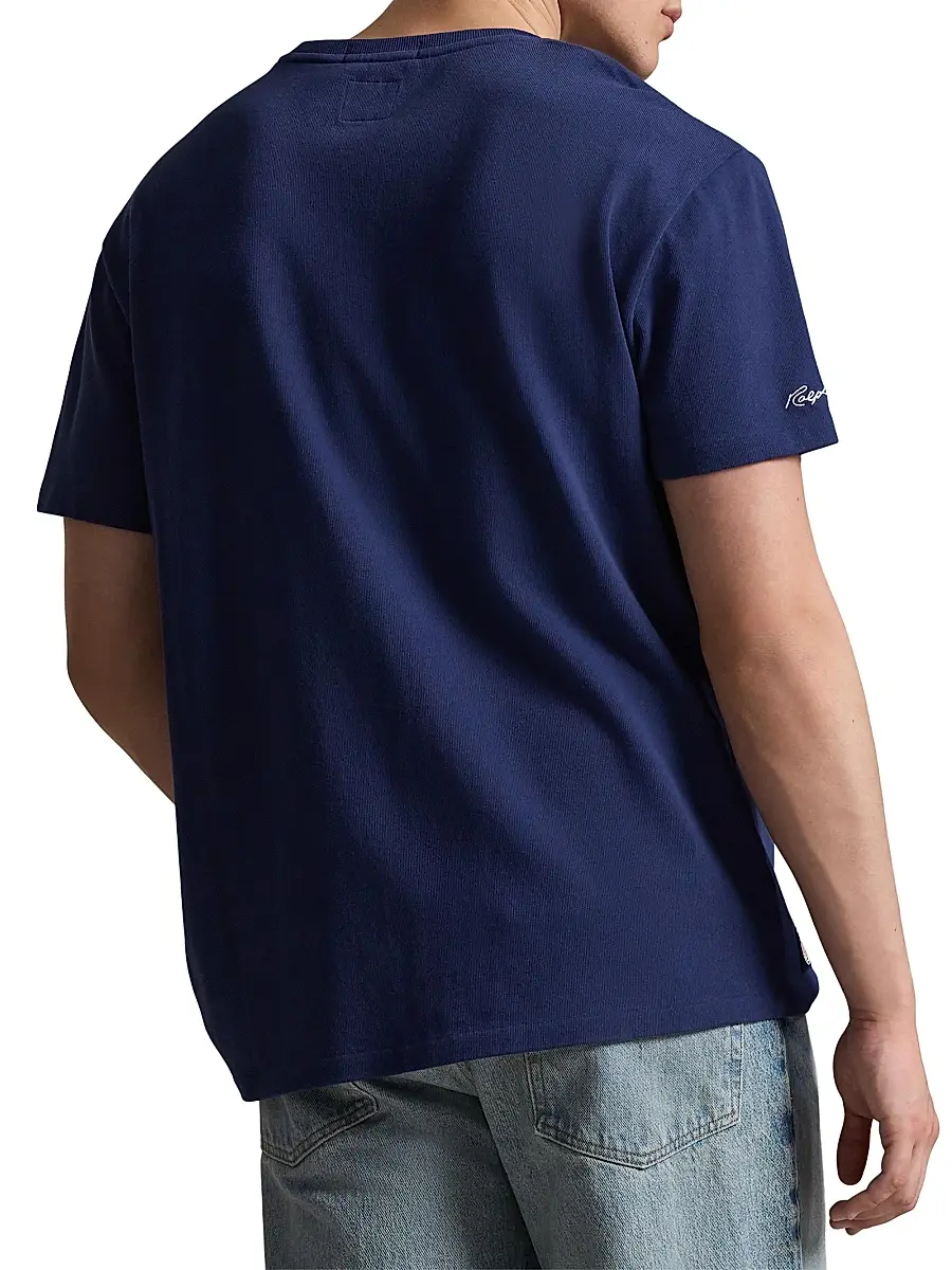 Polo Ralph Lauren Men's Dense Boating Cotton Jersey T-Shirt | Thumbnail 4 Polo Ralph Lauren Men's Dense Boating Cotton Jersey T-Shirt | Thumbnail 4