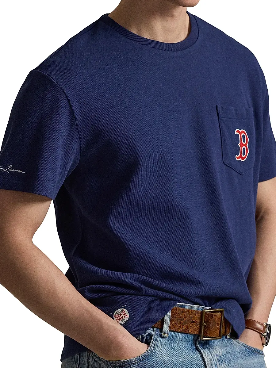 Polo Ralph Lauren Men's Dense Boating Cotton Jersey T-Shirt | Thumbnail 5 Polo Ralph Lauren Men's Dense Boating Cotton Jersey T-Shirt | Thumbnail 5