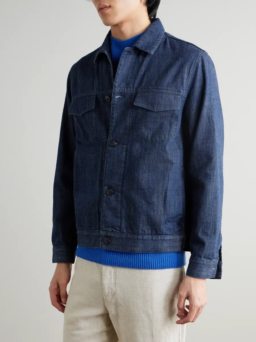 Sunspel Denim Jacket | Thumbnail 3 Sunspel Denim Jacket | Thumbnail 3