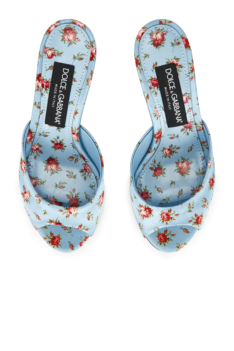 Dolce & Gabbana Mid Sandal | Thumbnail 4 Dolce & Gabbana Mid Sandal | Thumbnail 4