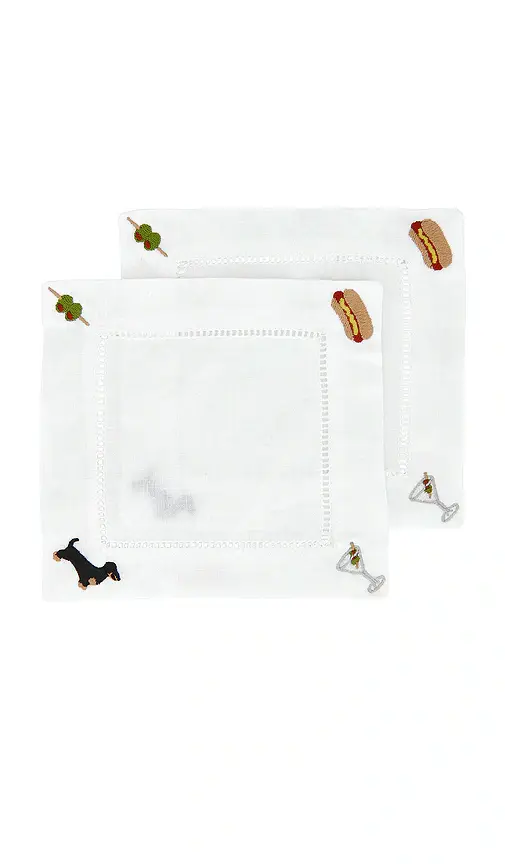 Abbode Tinis & Weenies Napkin | Image 1 Abbode Tinis & Weenies Napkin | Image 1