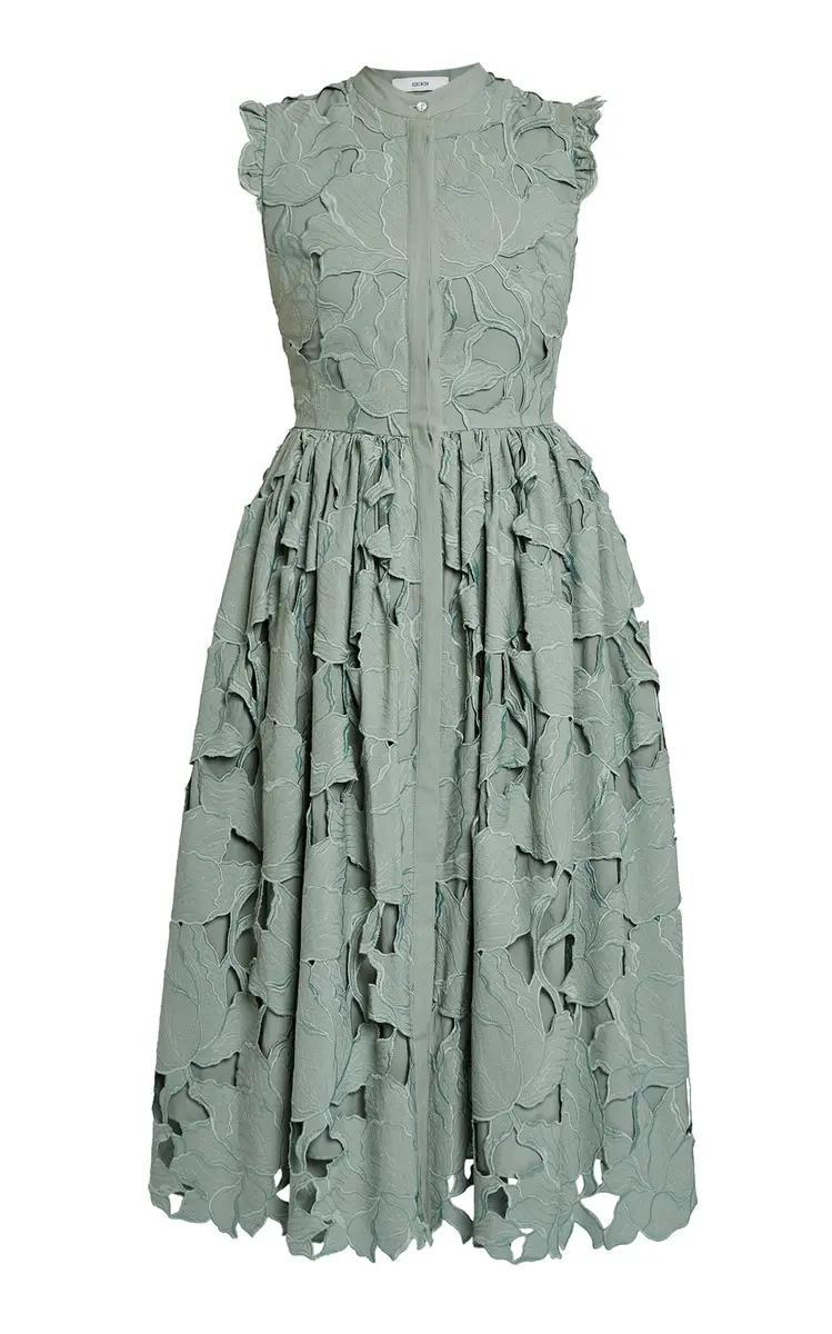 Erdem Cutout Cotton-Blend Midi Dress | Thumbnail 6