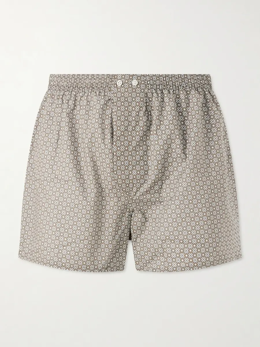Derek Rose Ledbury 96 Printed Cotton Boxer Shorts - Men | Thumbnail 2 Derek Rose Ledbury 96 Printed Cotton Boxer Shorts - Men | Thumbnail 2