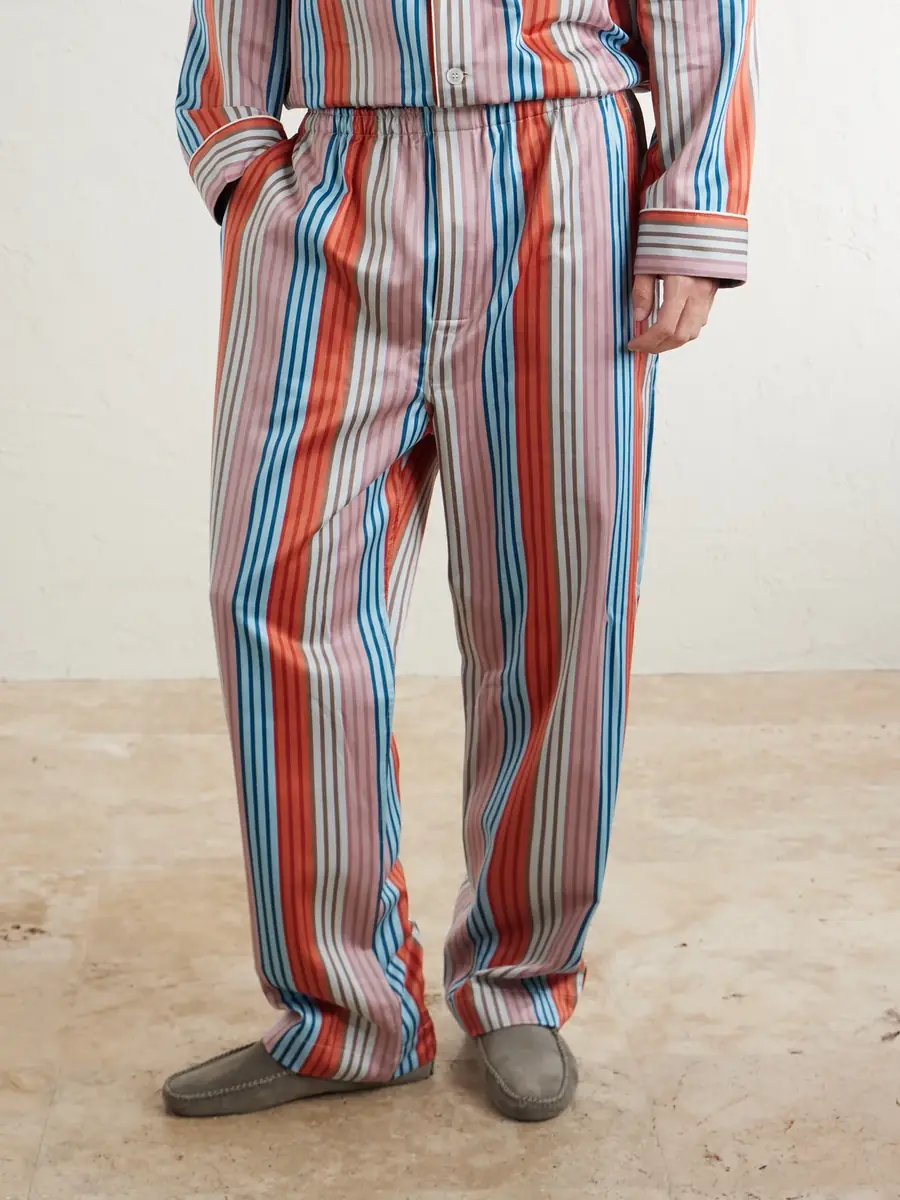 Derek Rose Wellington 61 Striped Cotton Pyjama Set - Men | Thumbnail 3 Derek Rose Wellington 61 Striped Cotton Pyjama Set - Men | Thumbnail 3
