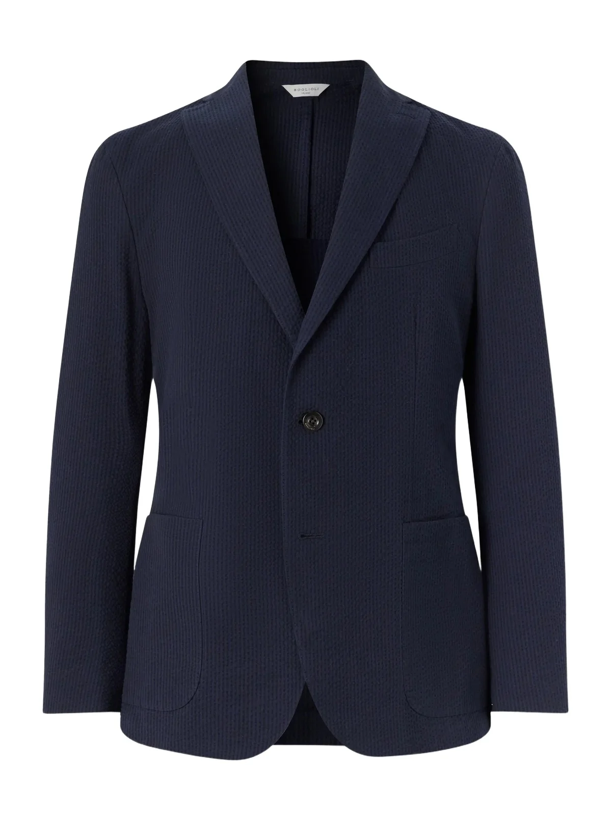 Cotton-Seersucker Blazer - Men Cotton-Seersucker Blazer - Men