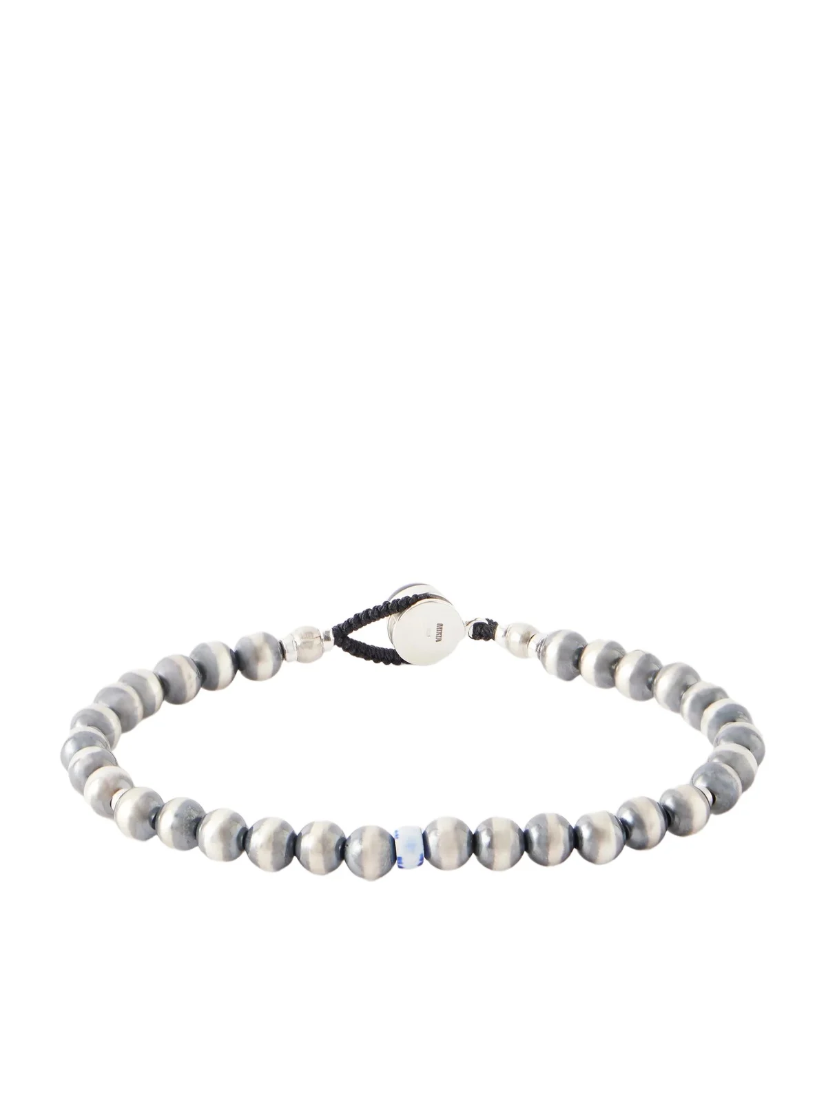 Circle5 Sterling Silver Multi-Stone Beaded Bracelet - Men Circle5 Sterling Silver Multi-Stone Beaded Bracelet - Men