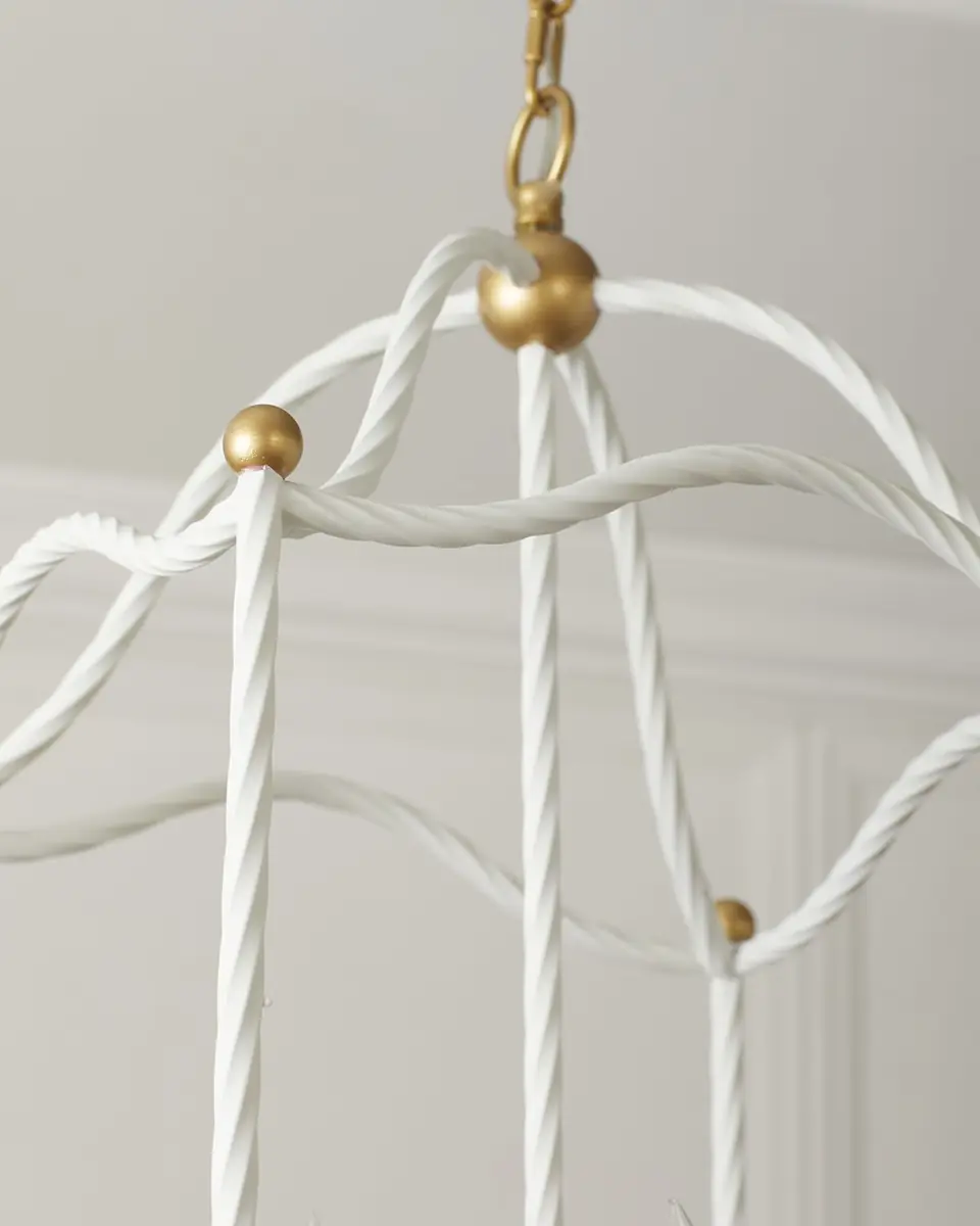 Old World Design Marie Gold Twisted Metal Lantern | Thumbnail 3 Old World Design Marie Gold Twisted Metal Lantern | Thumbnail 3