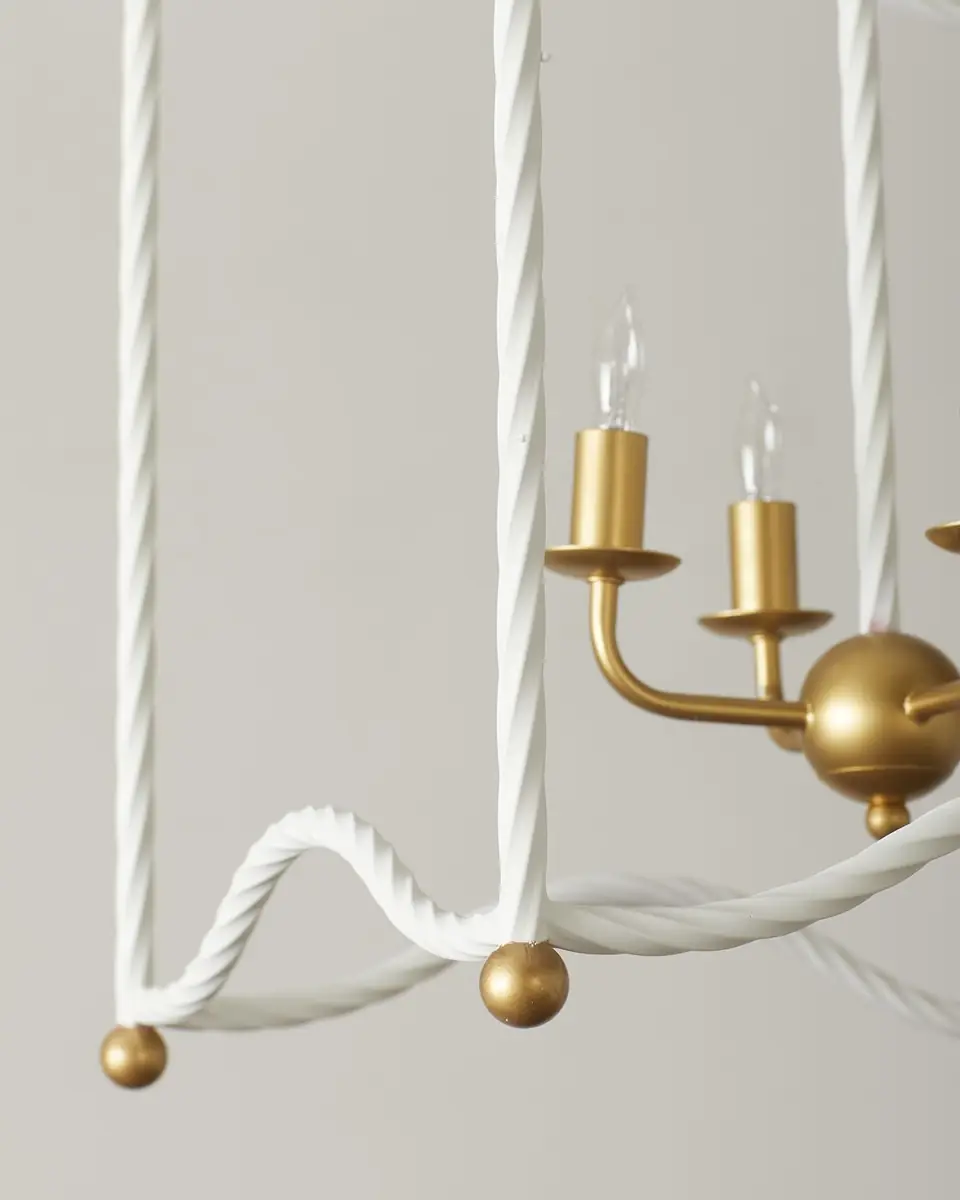 Old World Design Marie Gold Twisted Metal Lantern | Thumbnail 4 Old World Design Marie Gold Twisted Metal Lantern | Thumbnail 4