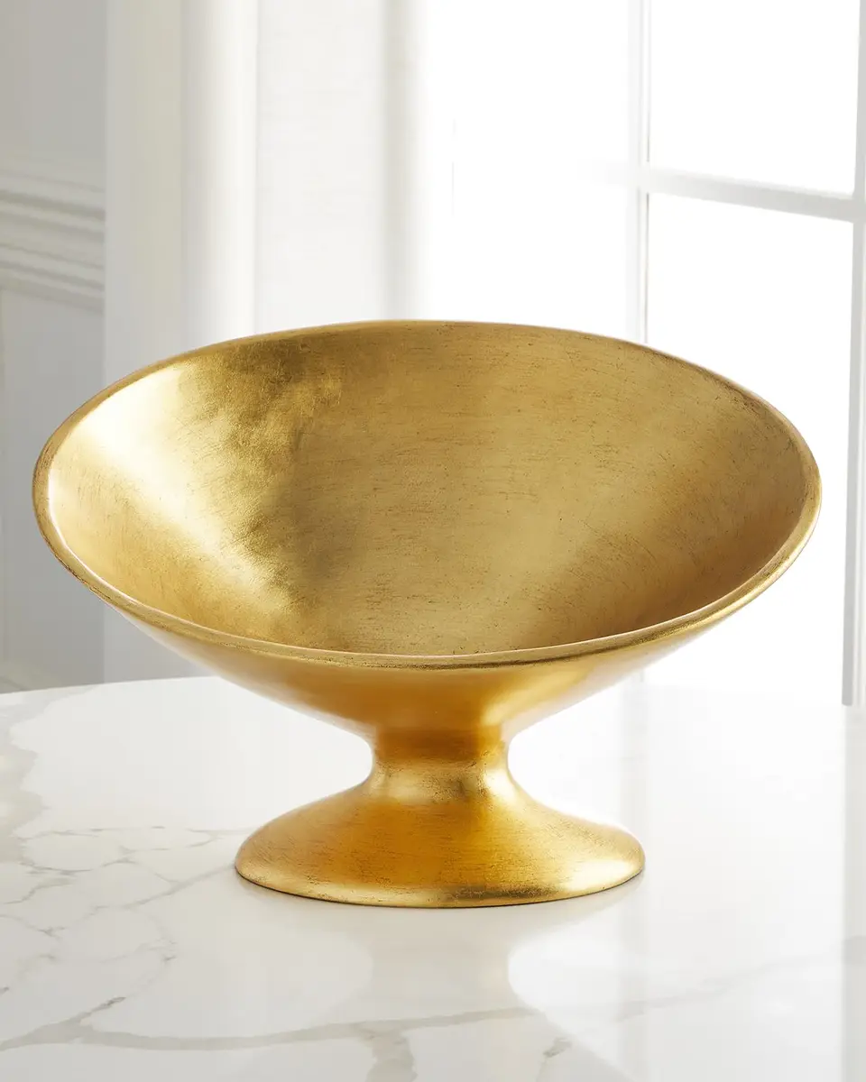 Old World Design Emelia Oval Gesso Display Bowl | Thumbnail 2 Old World Design Emelia Oval Gesso Display Bowl | Thumbnail 2
