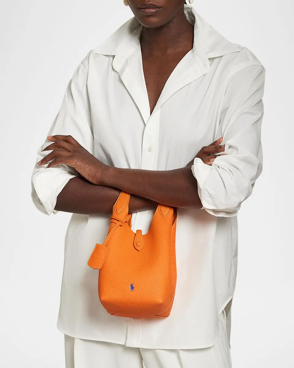 Polo Ralph Lauren Polo Play Leather Small Tote & Crossbody | Thumbnail 6