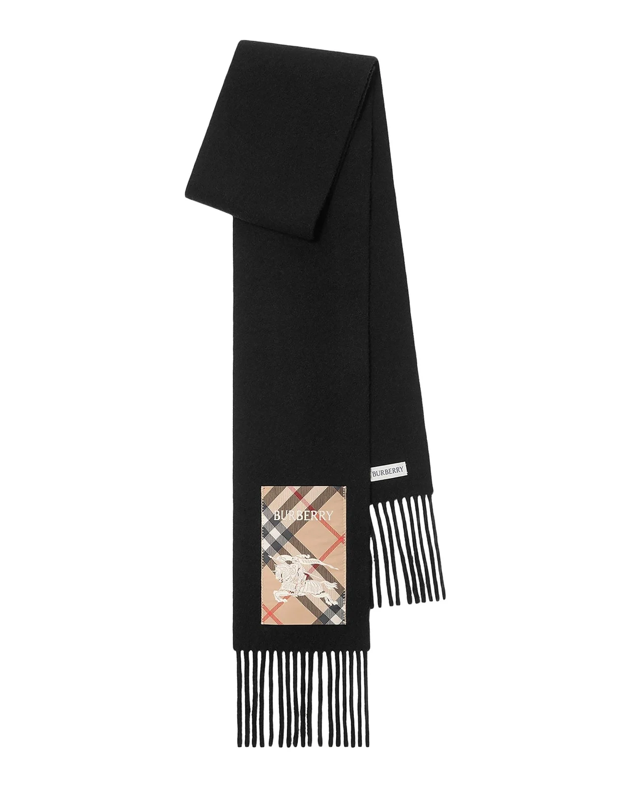 Check Label Cashmere Scarf Check Label Cashmere Scarf