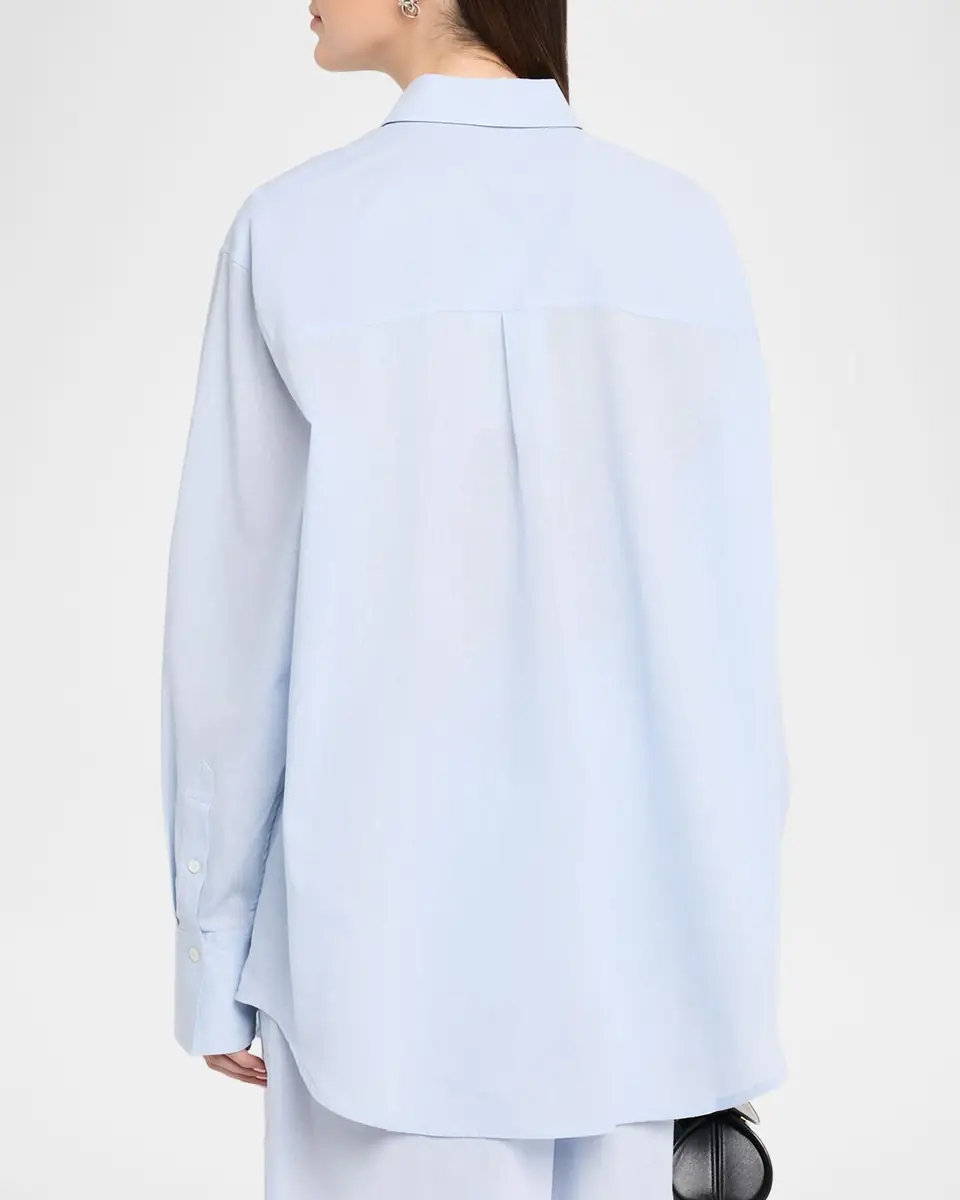 Toteme Garderob Oversized Linen-Cotton Shirt | Thumbnail 3