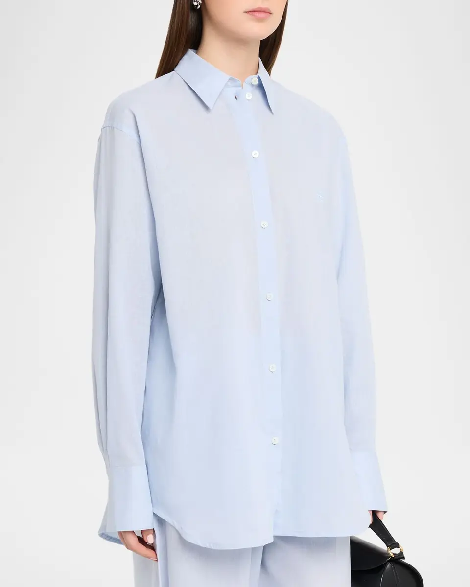 Toteme Garderob Oversized Linen-Cotton Shirt | Thumbnail 4