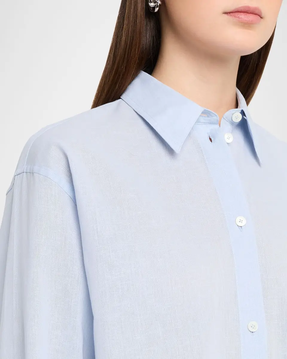 Toteme Garderob Oversized Linen-Cotton Shirt | Thumbnail 5