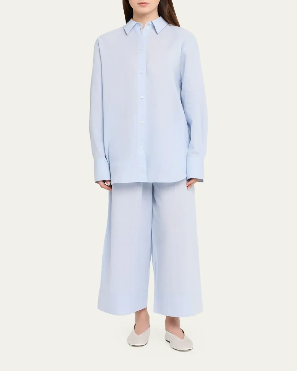 Toteme Garderob Oversized Linen-Cotton Shirt | Thumbnail 7