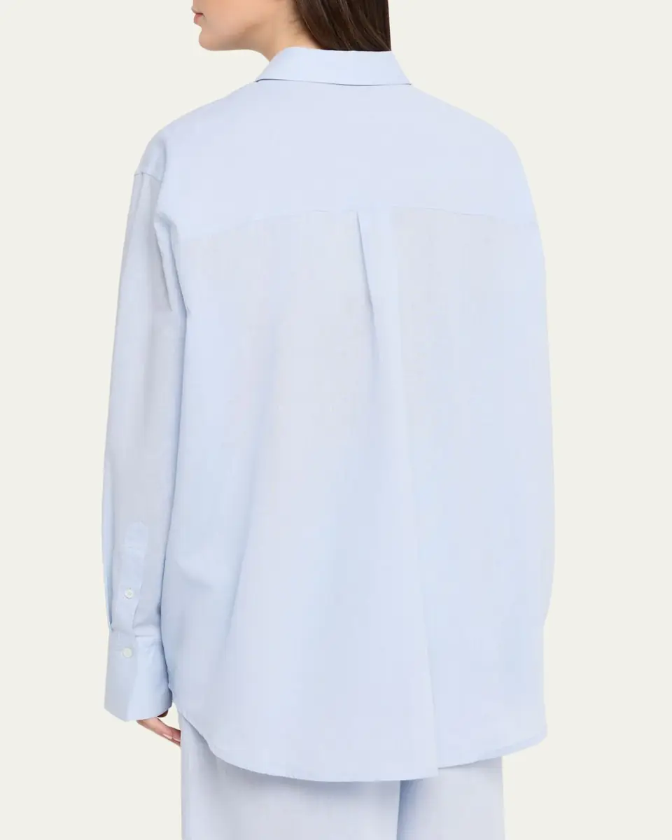 Toteme Garderob Oversized Linen-Cotton Shirt | Thumbnail 8
