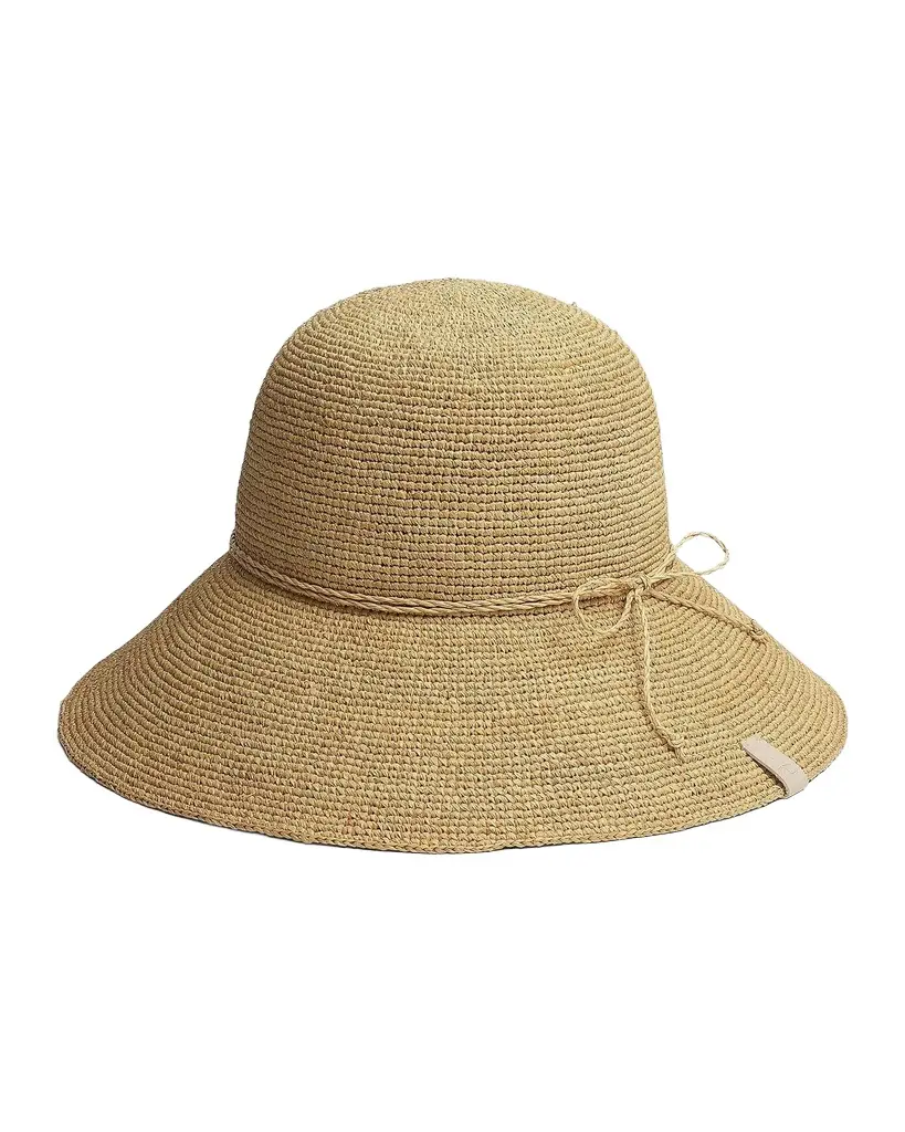 rag & bone Crochet Raffia Bucket Hat