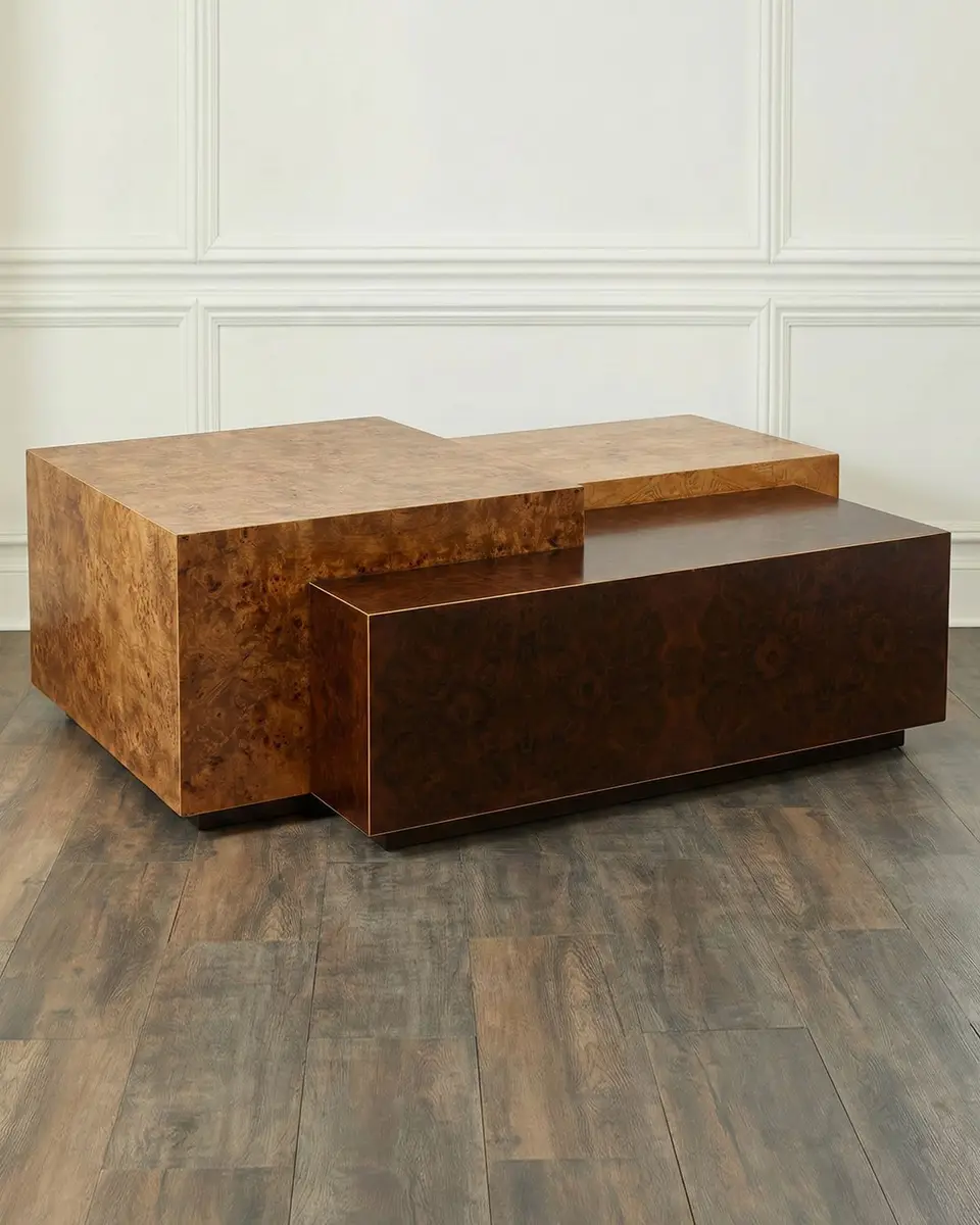 John-Richard Collection Alber Burl Cocktail Table | Image 1 John-Richard Collection Alber Burl Cocktail Table | Image 1