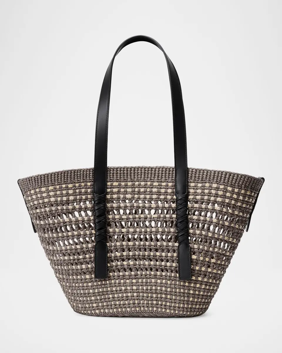 Loewe x Paula's Ibiza Braid Medium Woven Basket Tote Bag | Thumbnail 3 Loewe x Paula's Ibiza Braid Medium Woven Basket Tote Bag | Thumbnail 3
