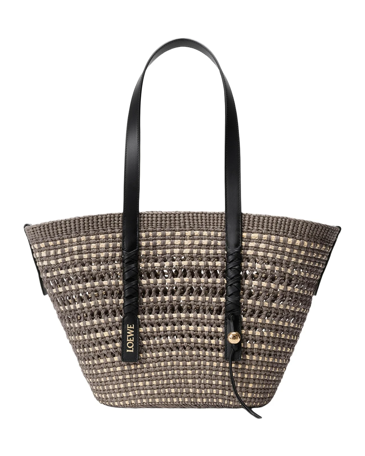 x Paula's Ibiza Braid Medium Woven Basket Tote Bag x Paula's Ibiza Braid Medium Woven Basket Tote Bag