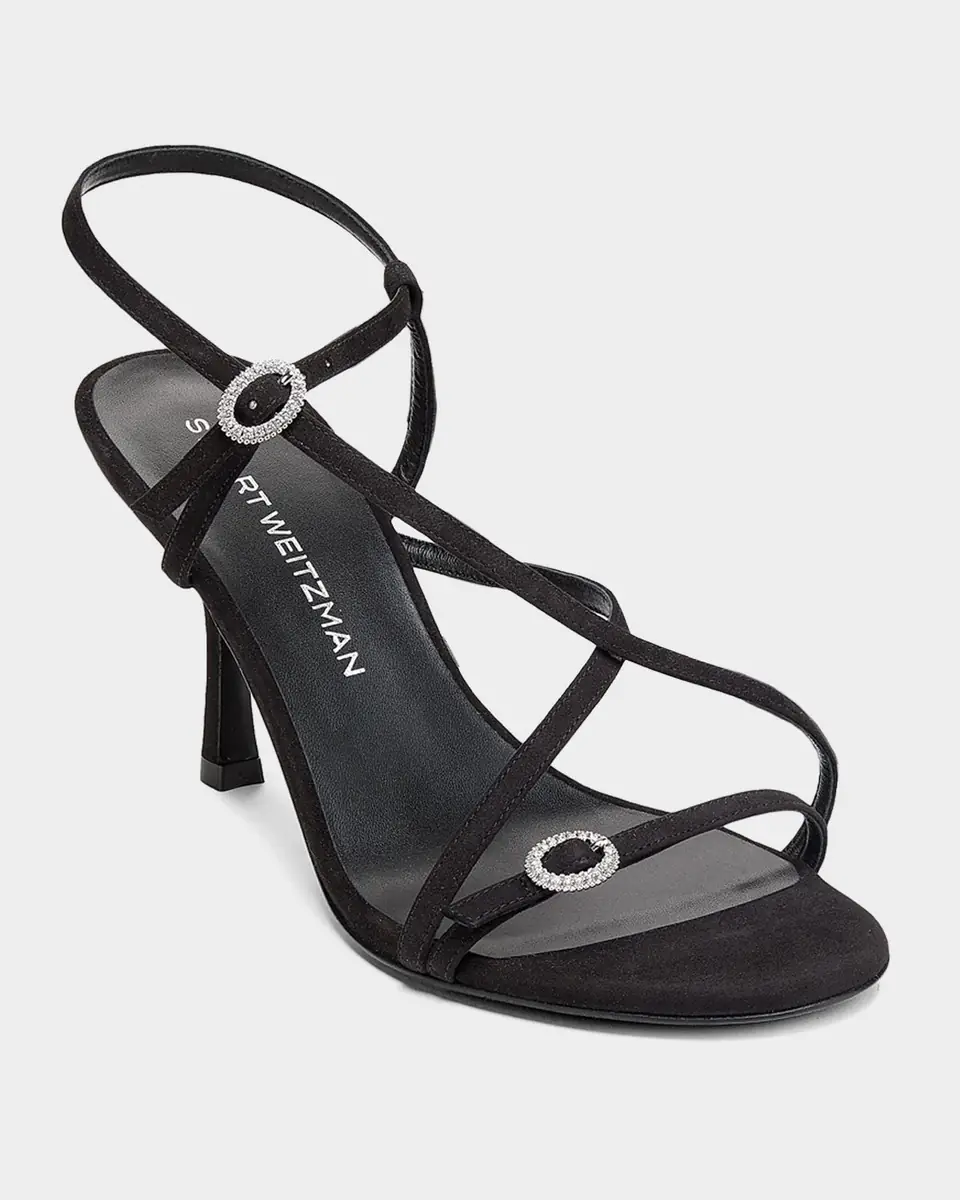 Stuart Weitzman 85mm Kensington Suede Strappy Sandals | Thumbnail 6 Stuart Weitzman 85mm Kensington Suede Strappy Sandals | Thumbnail 6