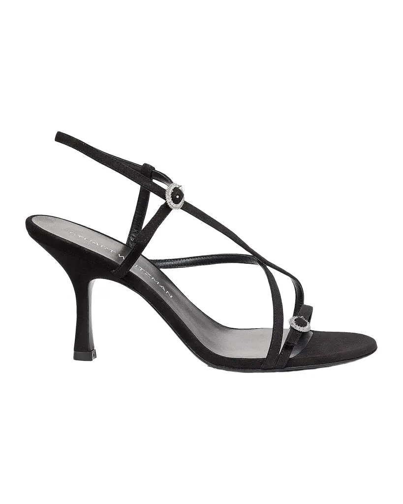 Stuart Weitzman 85mm Kensington Suede Strappy Sandals | Image 1 Stuart Weitzman 85mm Kensington Suede Strappy Sandals | Image 1