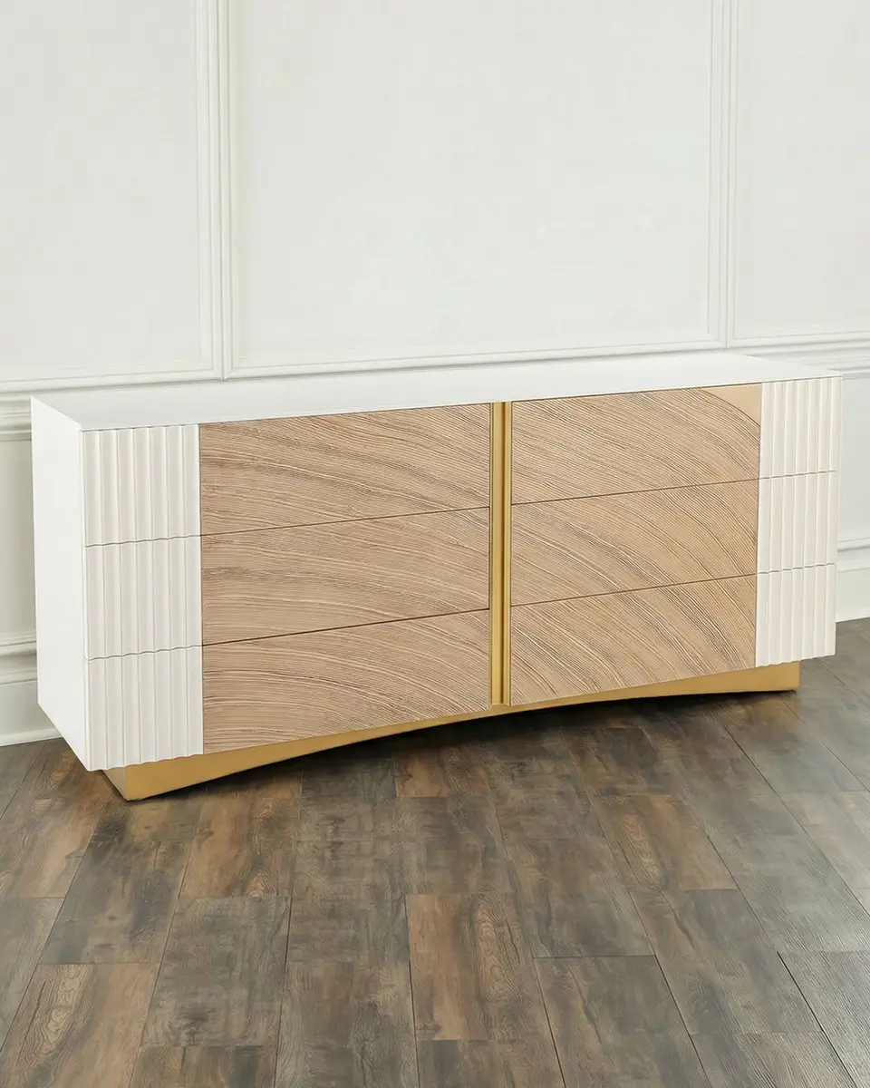 John-Richard Collection x Carol Benson-Cobb Province 6-Drawer Dresser | Image 1 John-Richard Collection x Carol Benson-Cobb Province 6-Drawer Dresser | Image 1