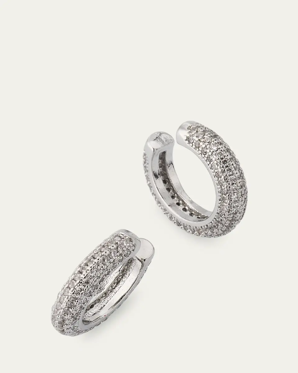 Shashi Micro Pave Ear Cuff, Set of 2 | Thumbnail 3