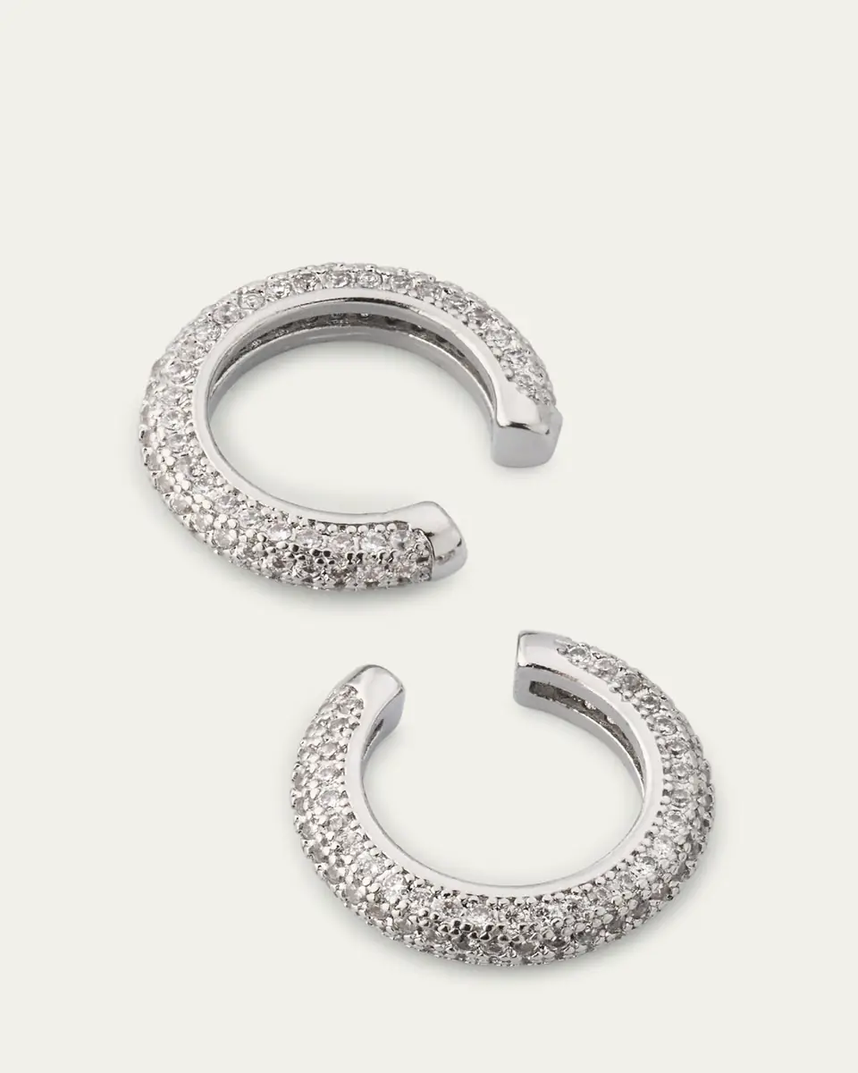 Shashi Micro Pave Ear Cuff, Set of 2 | Thumbnail 4